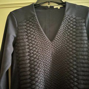 Sandwich classic navy dress size small.